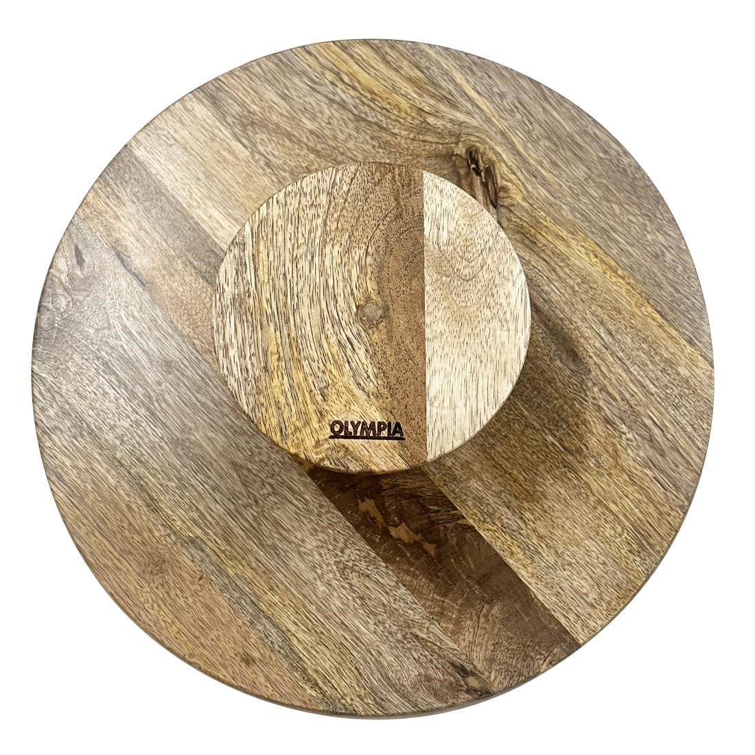 Olympia Cake Stand Mango Wood 330x120mm