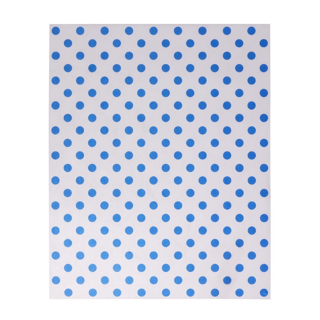 Fiesta Compostable Burger Wraps Blue Dot 250x200mm (200 Pack)