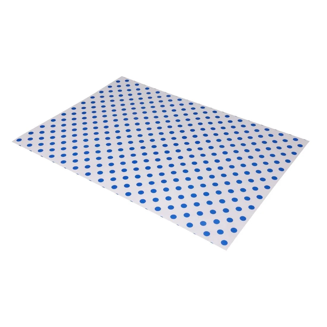 Fiesta Compostable Burger Wraps Blue Dot 250x350mm (200 Pack)
