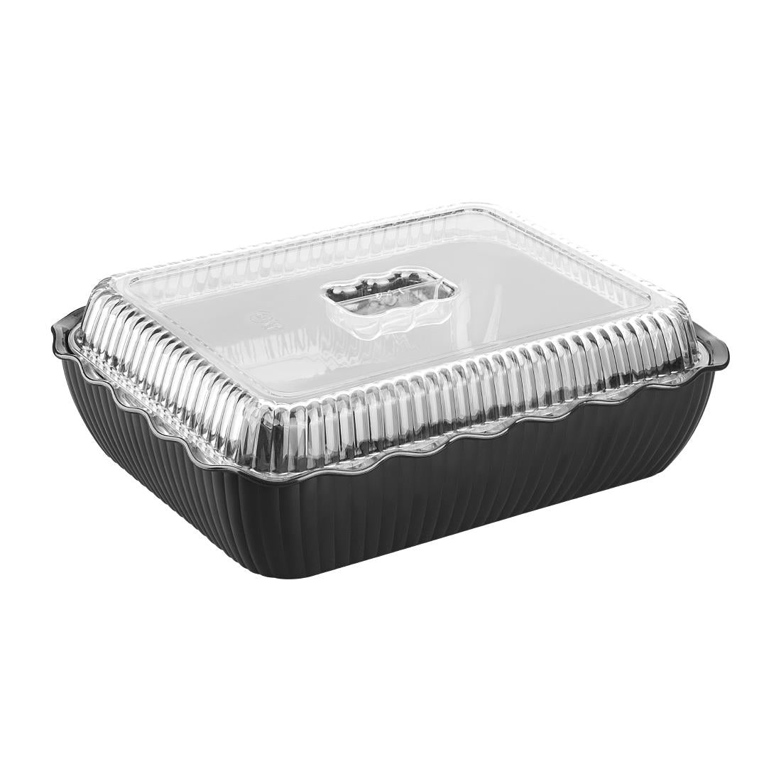 Olympia Kristallon Large Salad Crock - Black