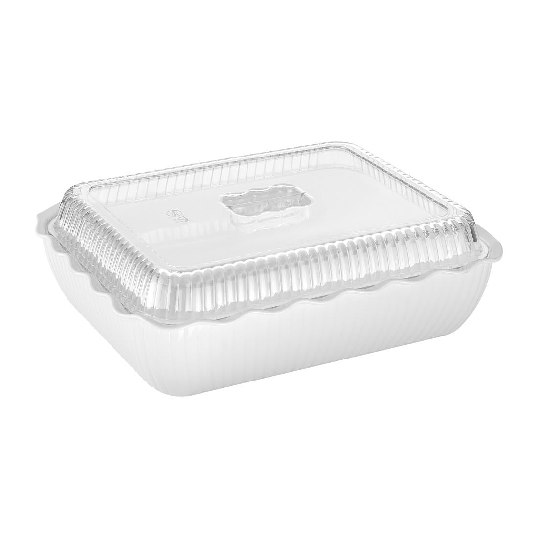 Olympia Kristallon Large Salad Crock - White