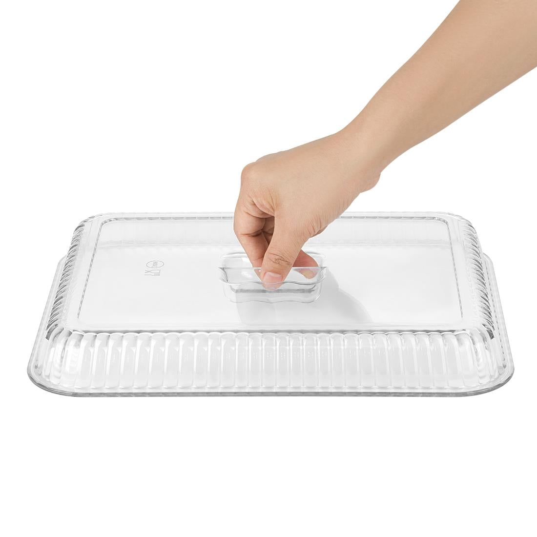 Olympia Kristallon Raised Lid for Large Salad Crock