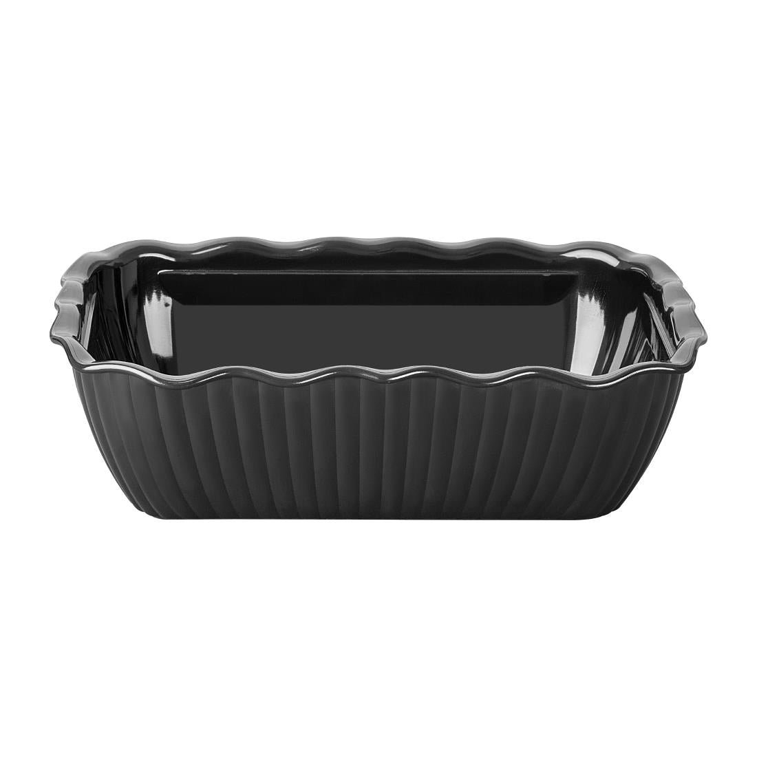 Olympia Kristallon Medium Salad Crock - Black