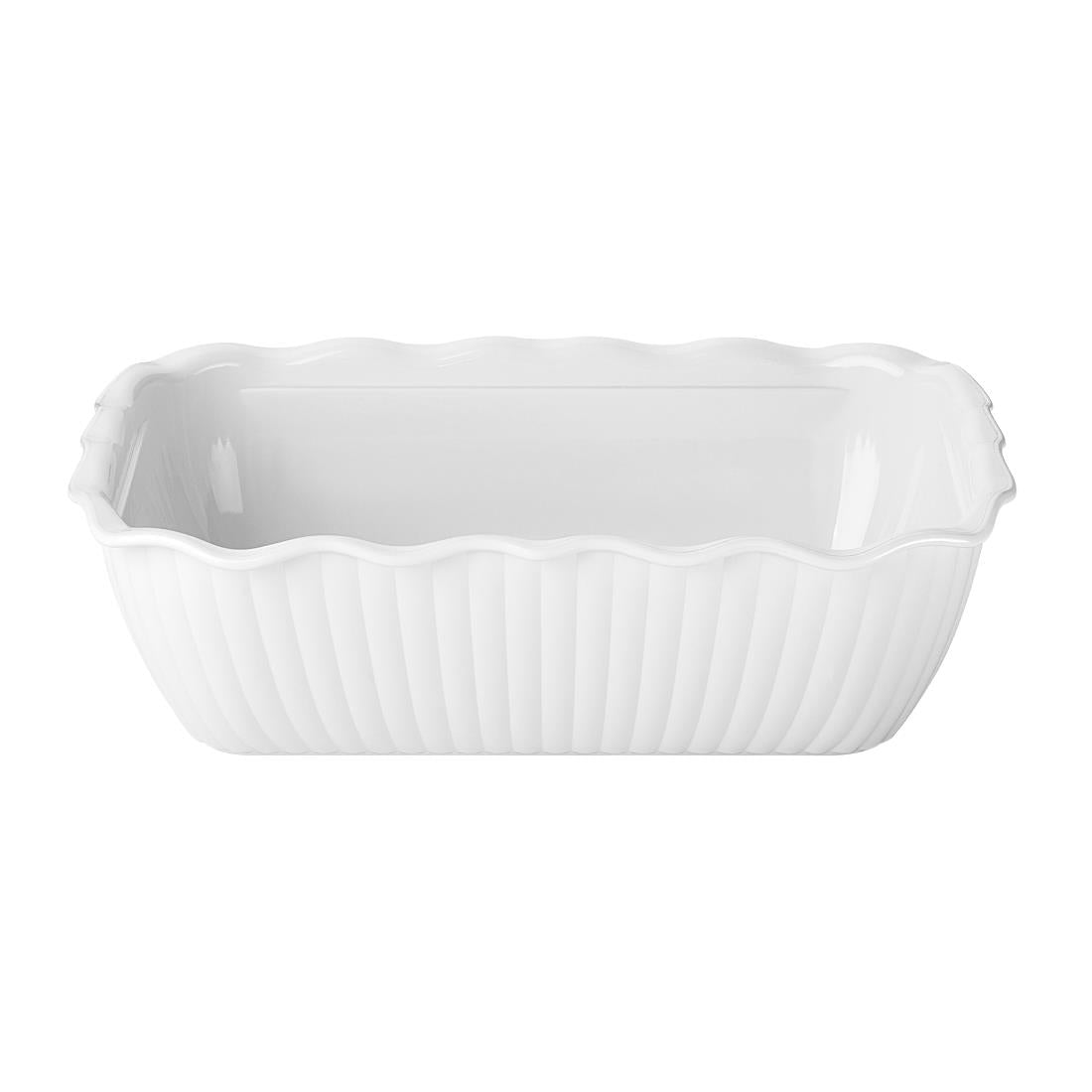 Olympia Kristallon Medium Salad Crock - White
