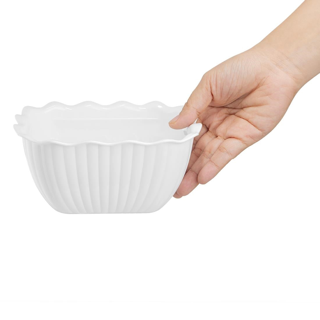 Olympia Kristallon Small Salad Crock - White