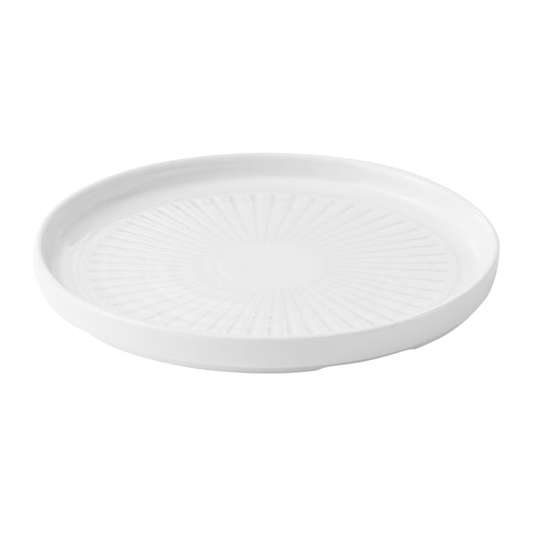 Churchill Era Grey Walled Plates 210mm (6 Pack)