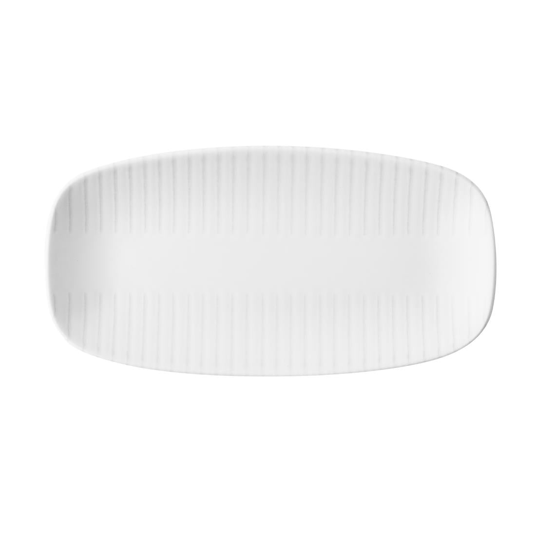 Churchill Era Grey Chefs Oblong Plates 298x152mm (12 Pack)