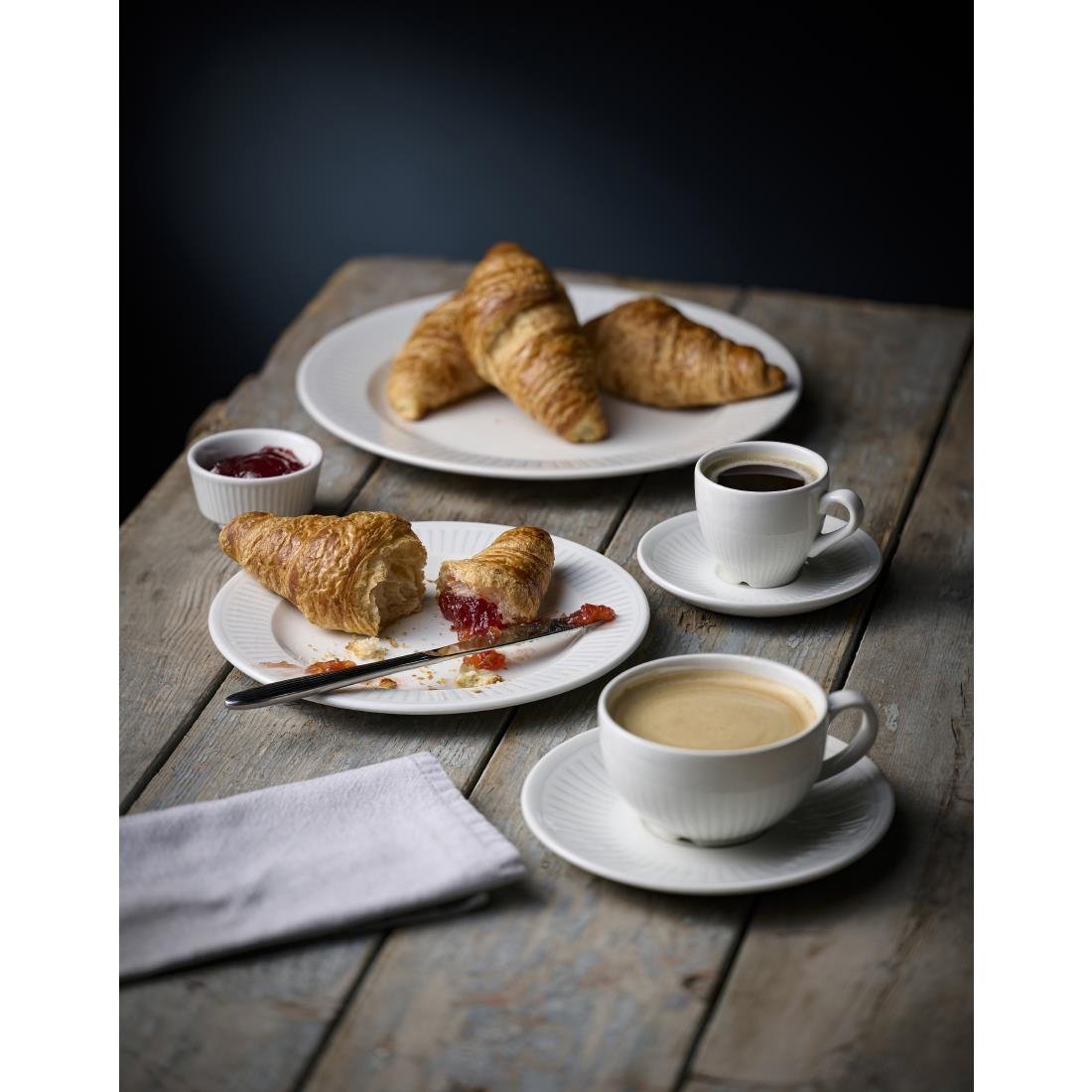 Churchill Era Grey Espresso Saucers 115mm (12 Pack)