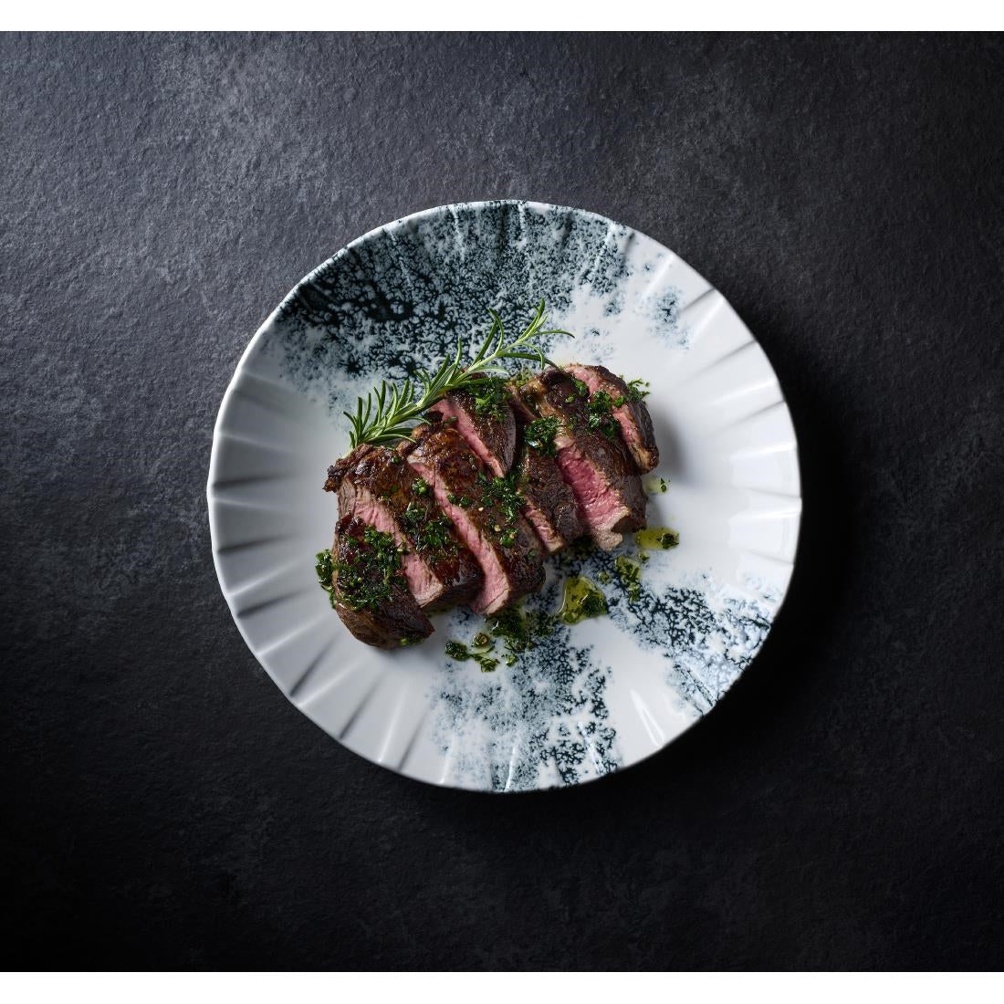 Churchill Smoke Black Coupe Plates 237mm (6 Pack)