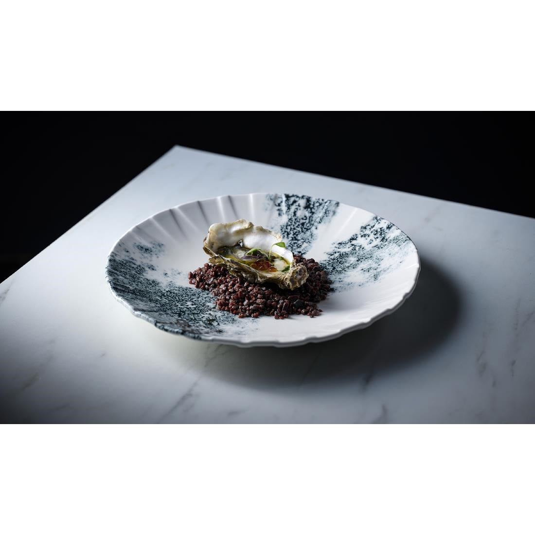 Churchill Smoke Black Coupe Plates 237mm (6 Pack)