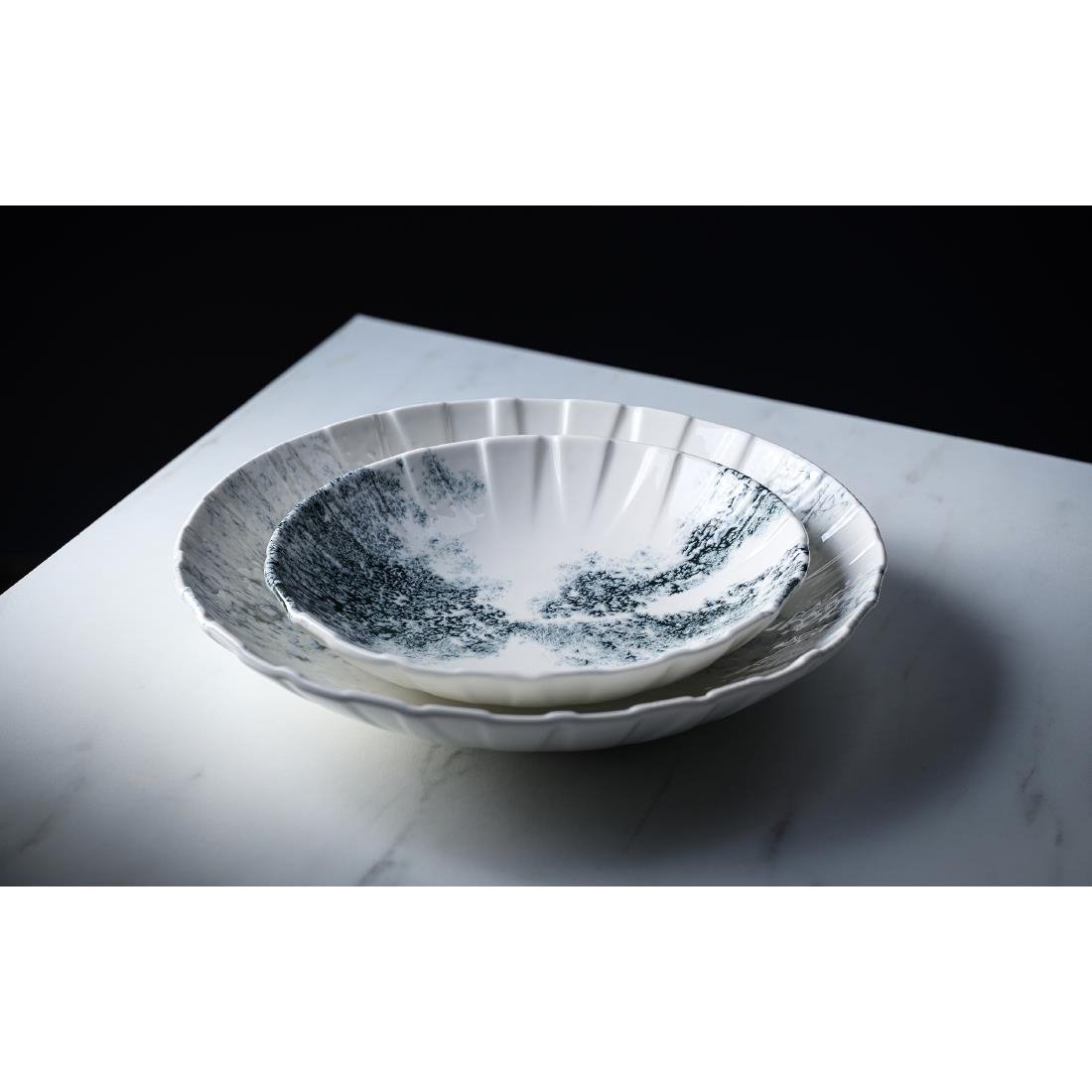 Churchill Smoke Black Coupe Bowls 210mm (6 Pack)