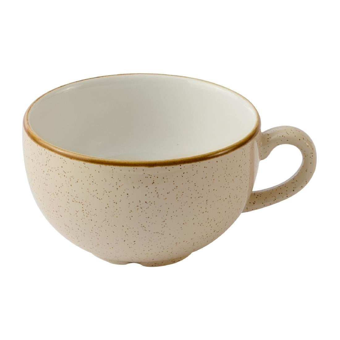 Churchill Stonecast Nutmeg Cream Cafe Cappuccino Cups 355ml (12 Pack)