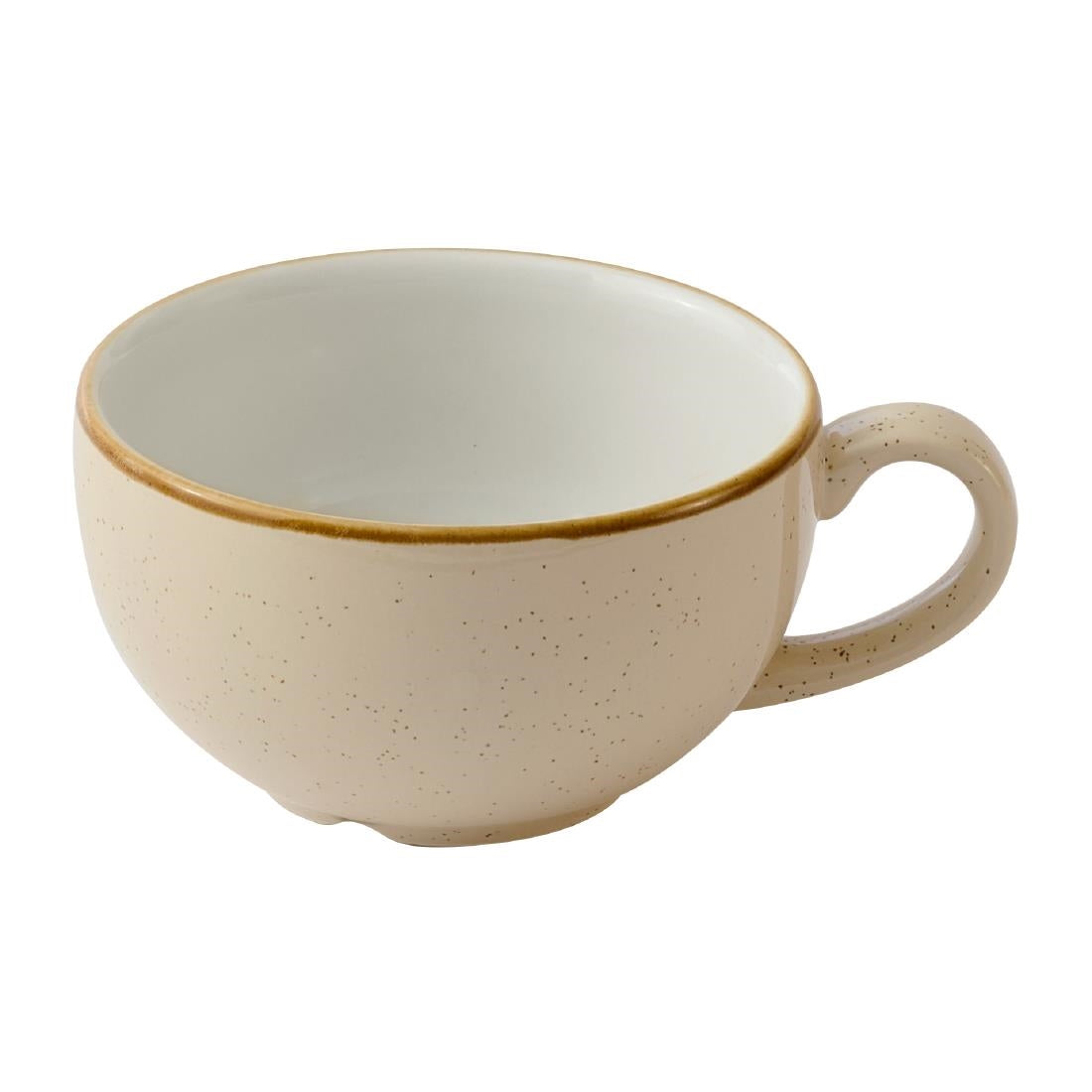 Churchill Stonecast Nutmeg Cream Cafe Cappuccino Cups 236ml (12 Pack)