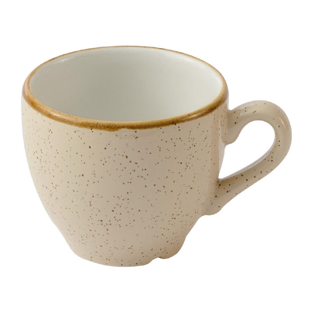 Churchill Stonecast Nutmeg Cream Cafe Espresso Cups 103ml (12 Pack)