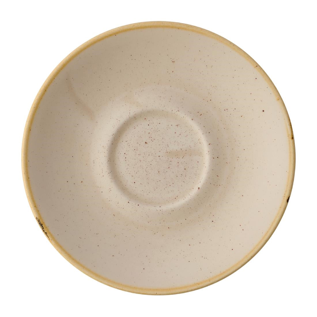 Churchill Stonecast Nutmeg Cream Cafe Cappuccino Saucers 158mm (12 Pack)
