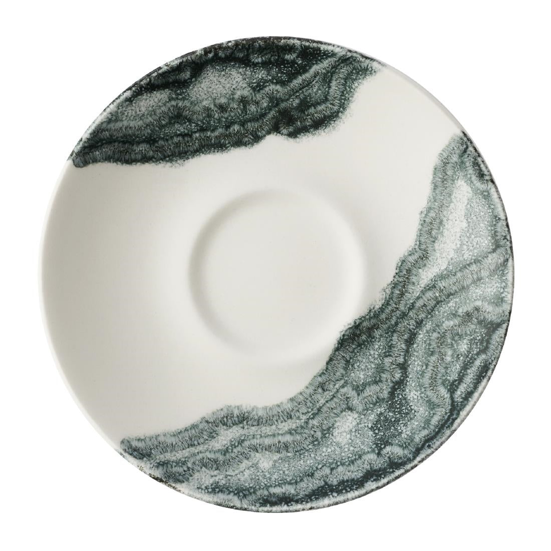 Churchill China Tide Black Espresso Saucers 115mm (12 Pack)