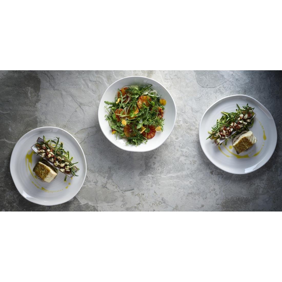 Churchill Envisage White Natural Plates 260mm (6 Pack)