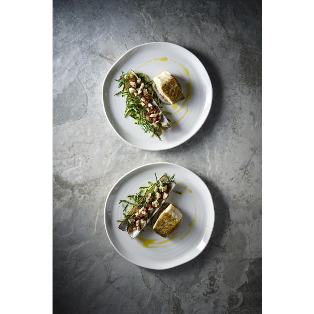 Churchill Envisage White Natural Plates 220mm (6 Pack)