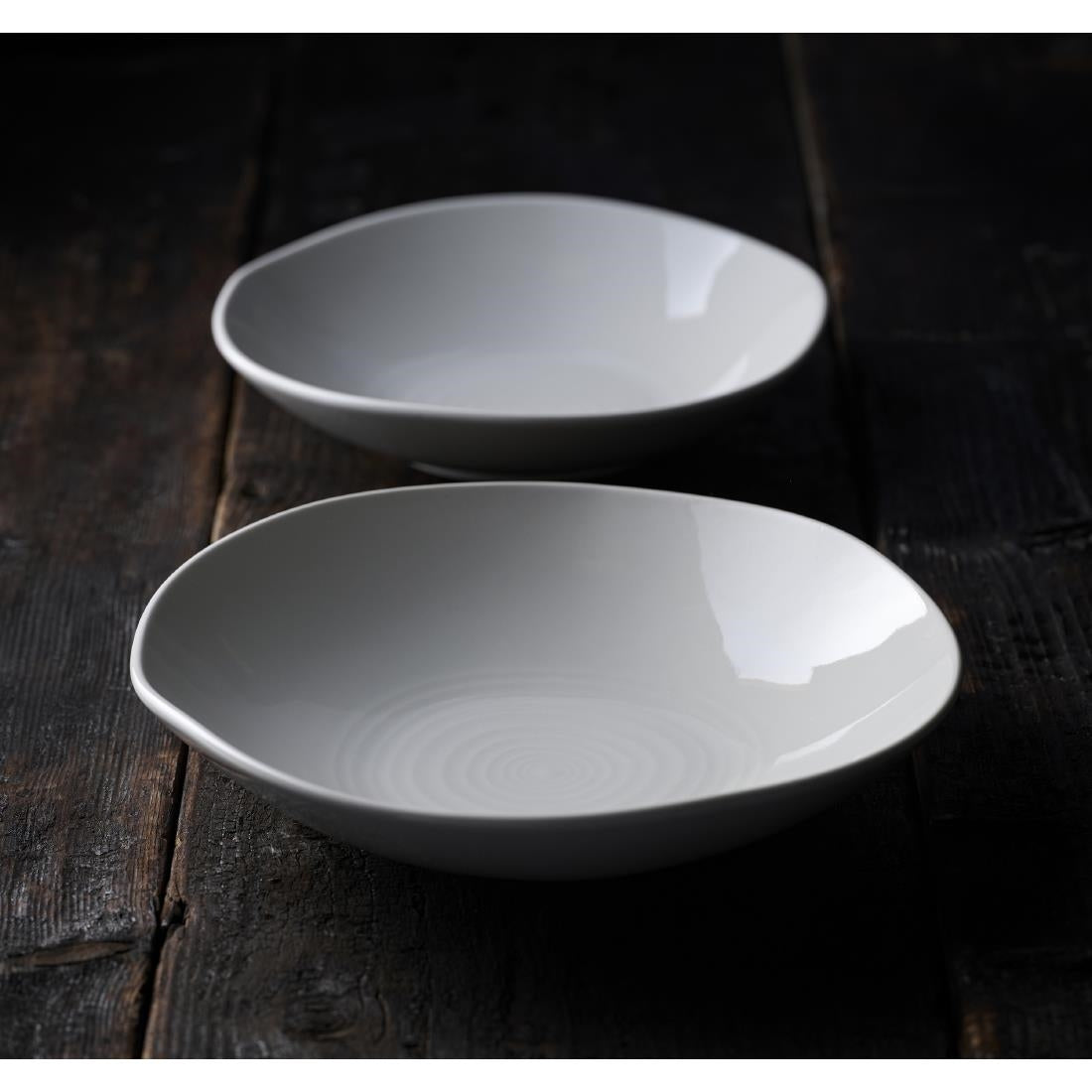 Churchill Envisage White Natural Bowls 250mm (6 Pack)