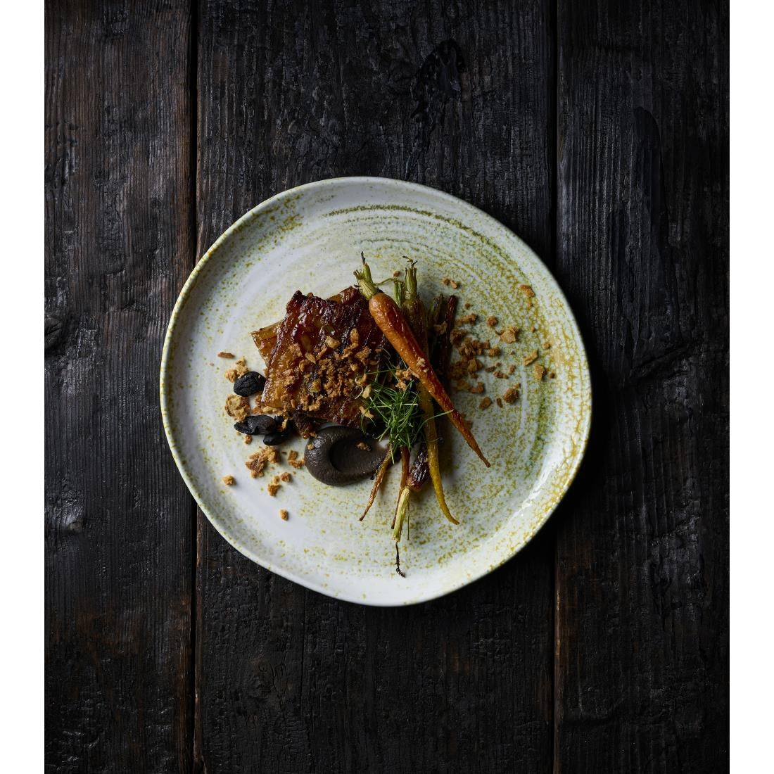 Churchill Envisage Erosion Sand Natural Plates 260mm (6 Pack)