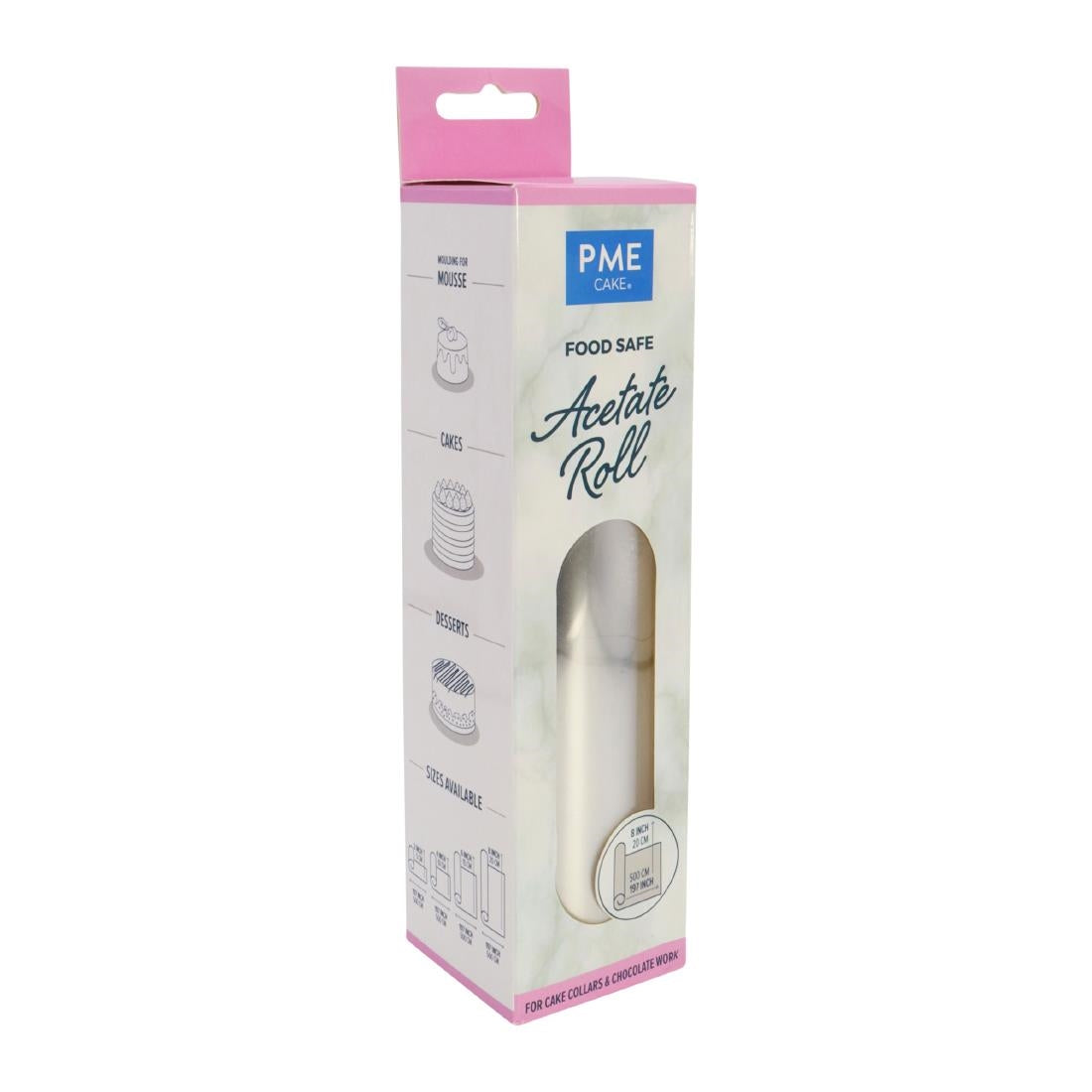 PME Food Safe Acetate 5 Meter Roll 200mm