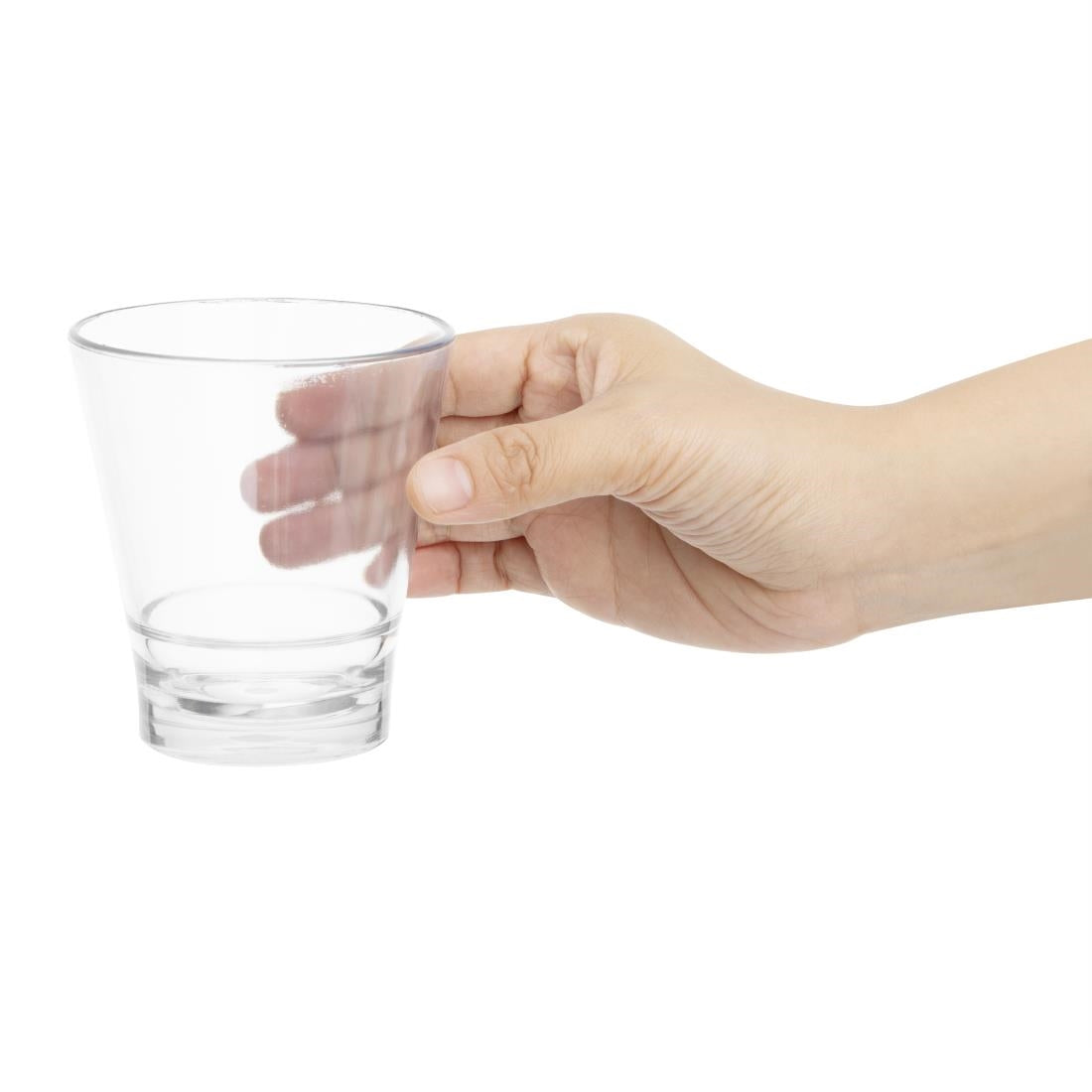 Olympia Kristallon Polycarbonate Stacking Tumblers Clear 250ml (6 Pack)