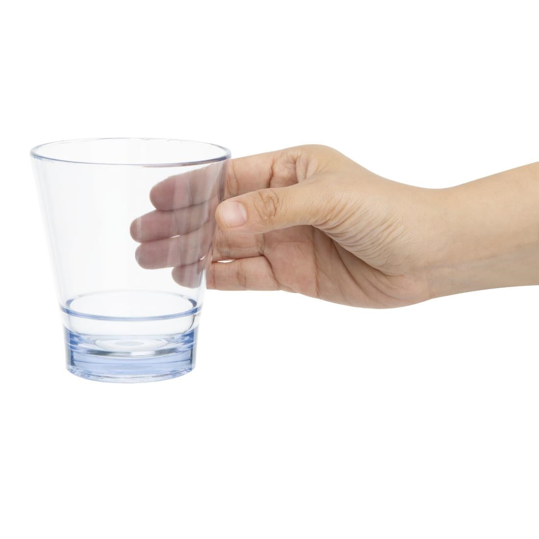 Olympia Kristallon Polycarbonate Stacking Tumblers Blue 350ml (6 Pack)