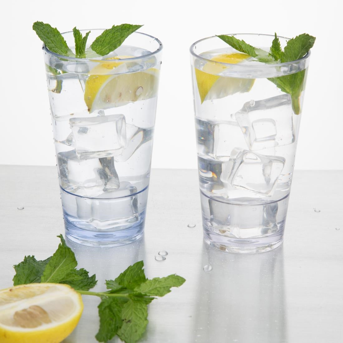 Olympia Kristallon Polycarbonate Stacking Hi Ball Tumblers 420ml (6 Pack)