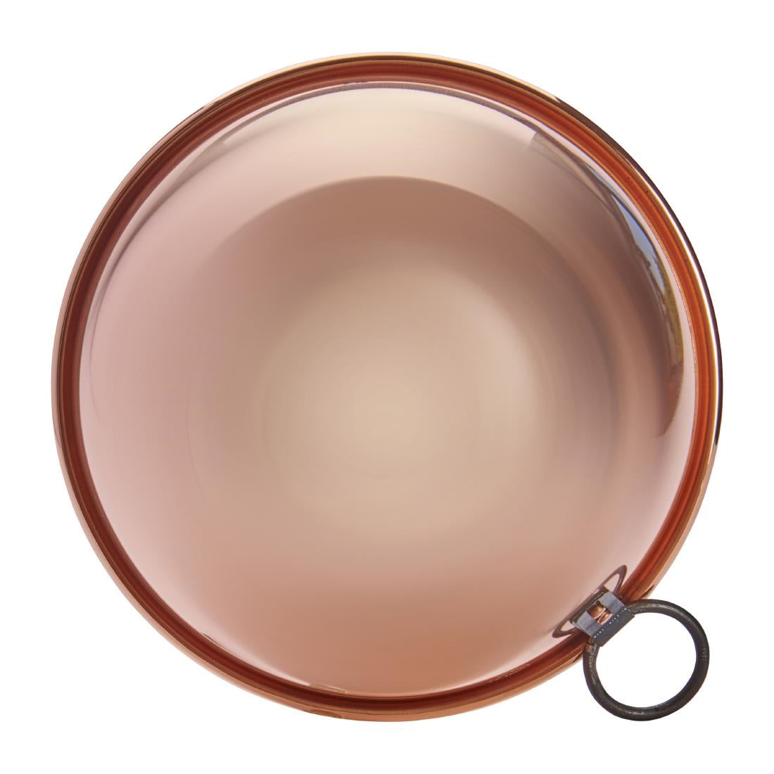 De Buyer Copper Egg Whites Bowl with Cast Iron Ring Handle 200mm