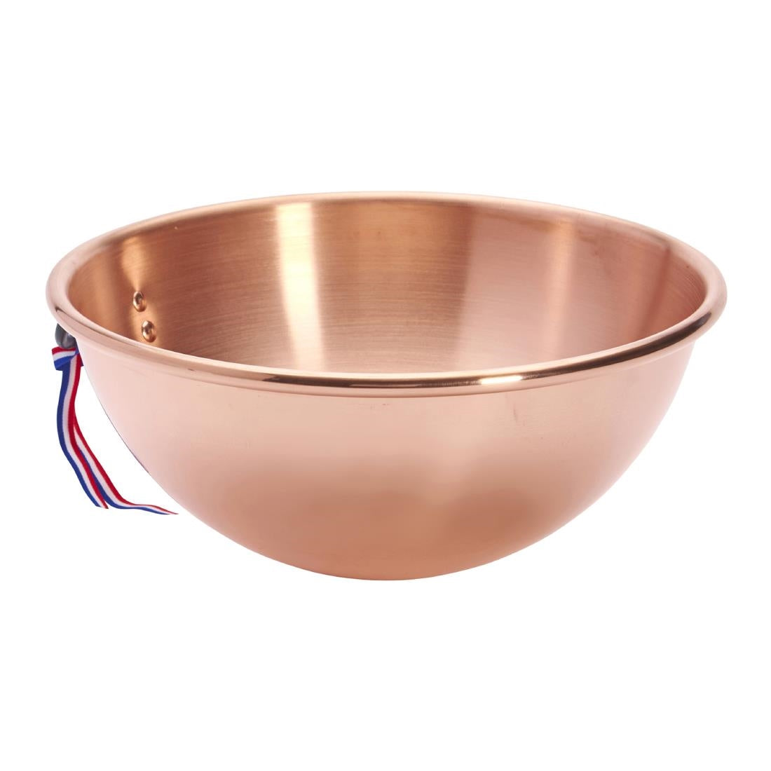 De Buyer Copper Egg Whites Bowl with Cast Iron Ring Handle 200mm