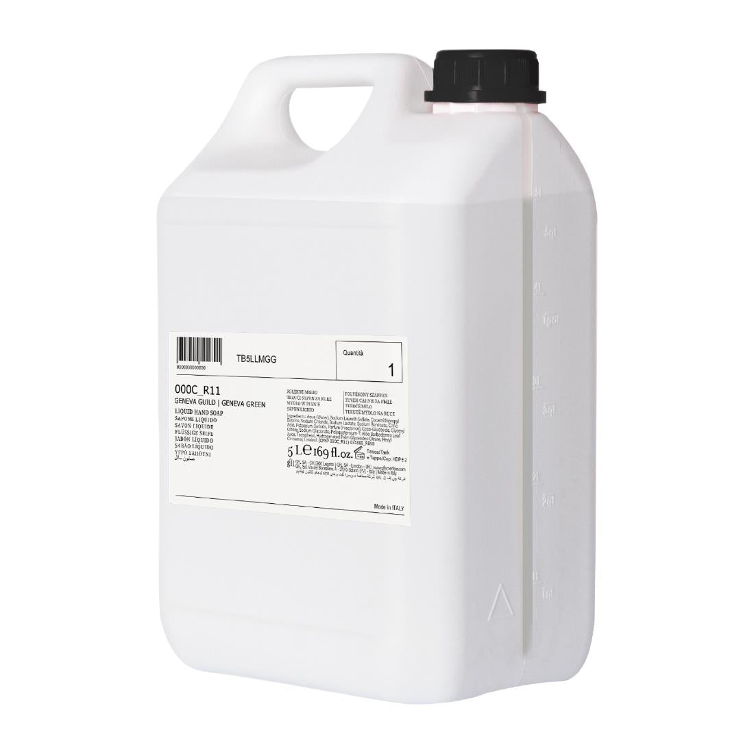 Geneva Guild Liquid Hand Soap Pump Bottle 5Ltr Refill (2 Pack)