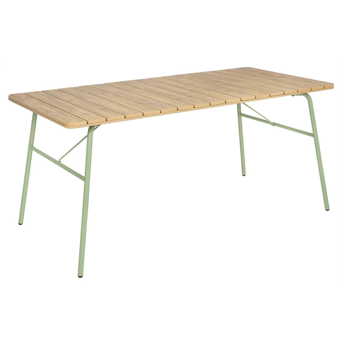 Bolero Melbourne Outdoor Polywood Dining Table 1610x800x734mm