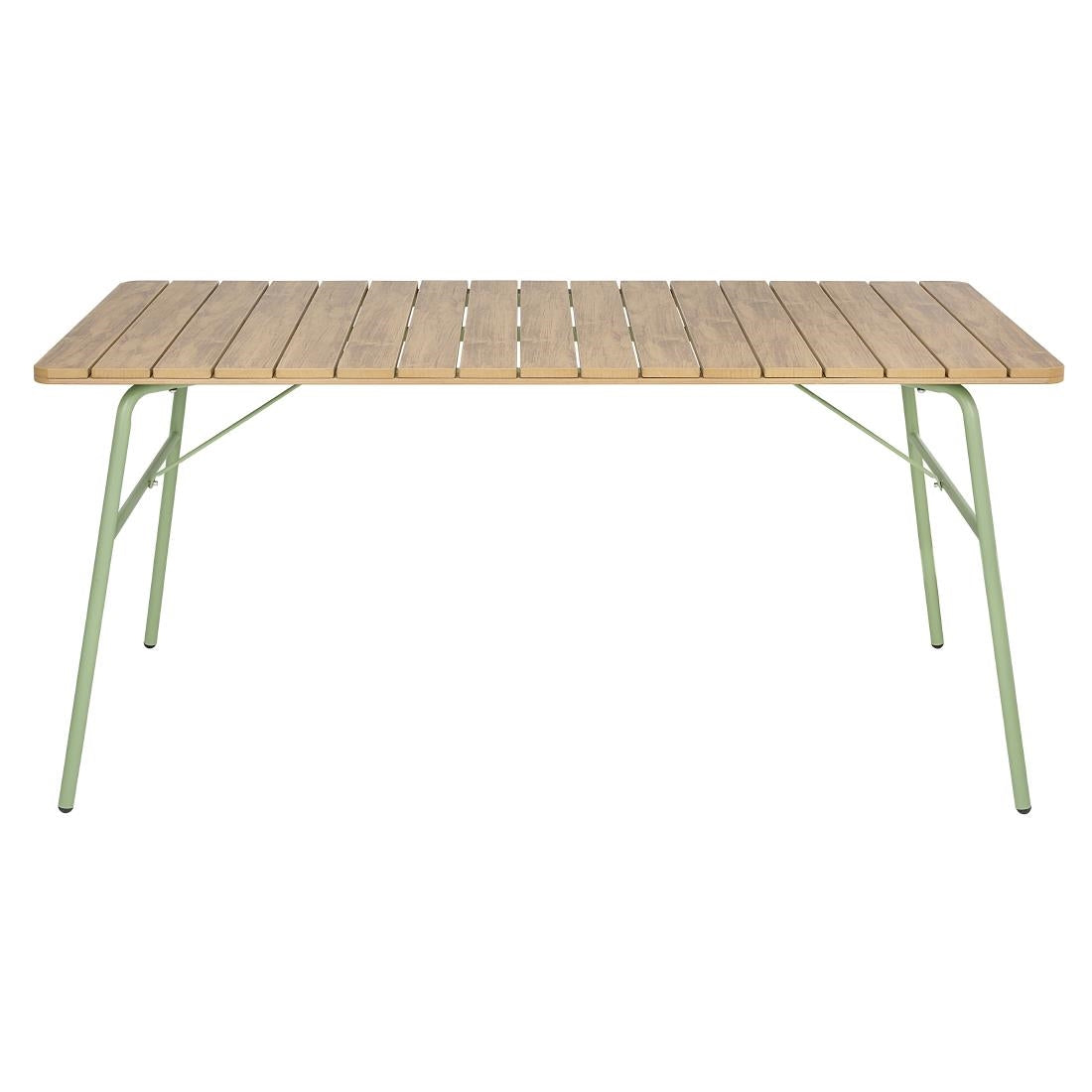 Bolero Melbourne Outdoor Polywood Dining Table 1610x800x734mm
