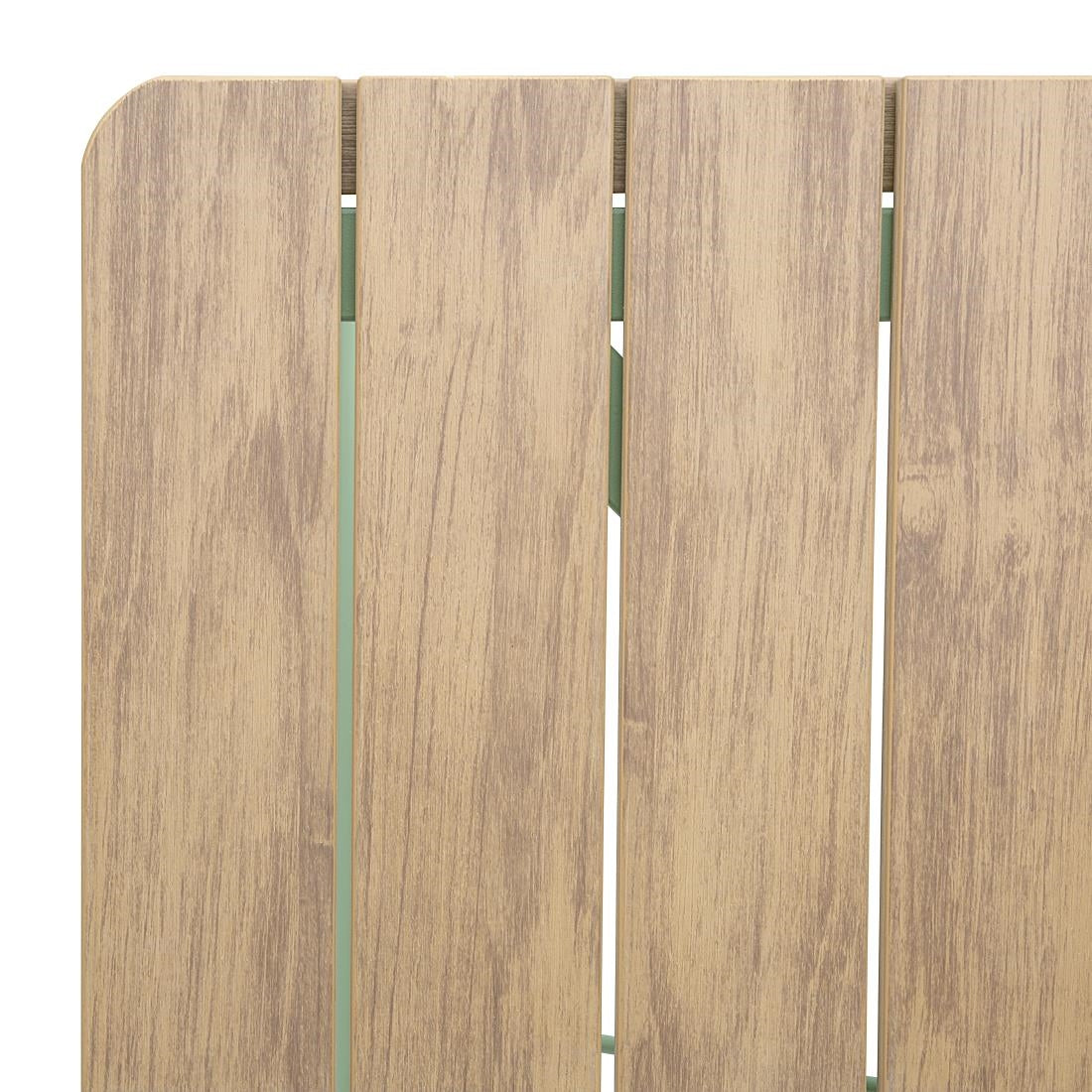 Bolero Melbourne Outdoor Polywood Dining Table 1610x800x734mm