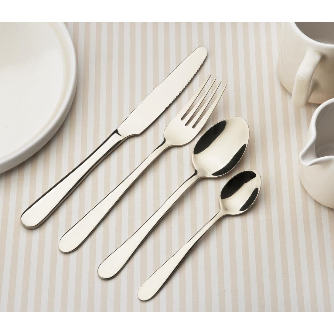 Olympia Buckingham Table Knives Champagne Gold (12 Pack)