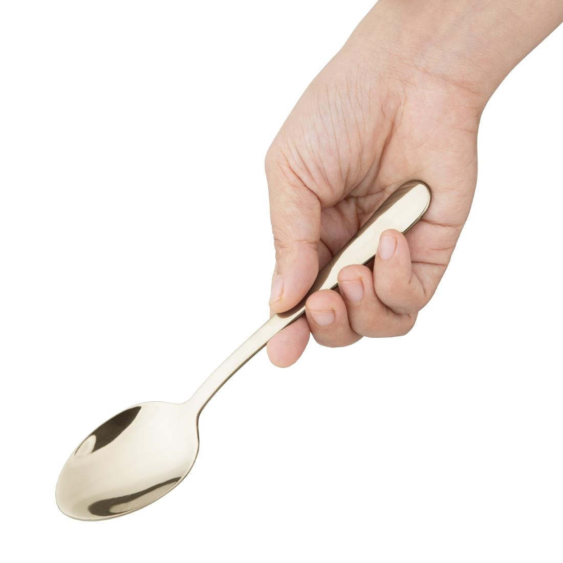 Olympia Buckingham Dessert Spoons Champagne Gold (12 Pack)