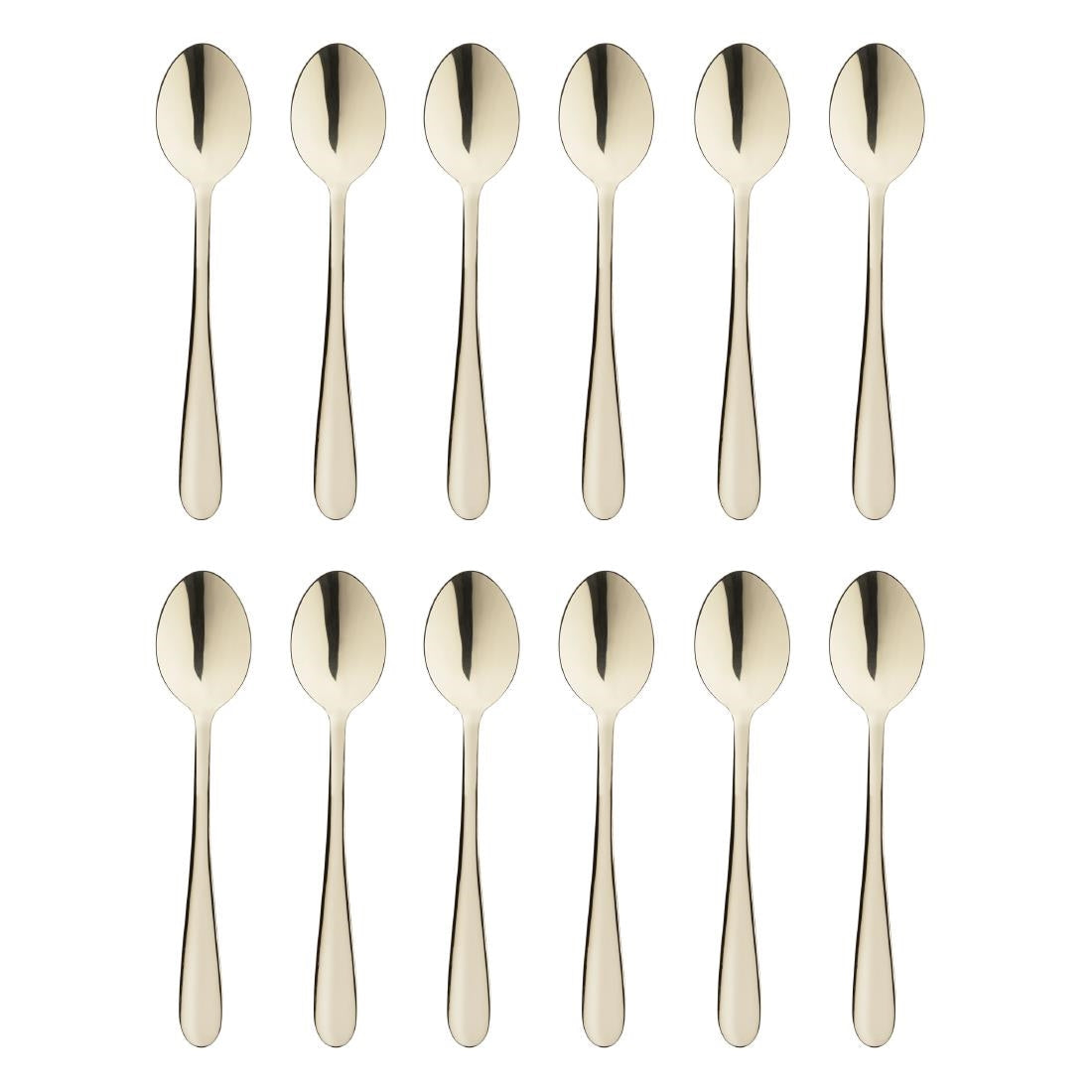 Olympia Buckingham Teaspoons Champagne Gold (12 Pack)