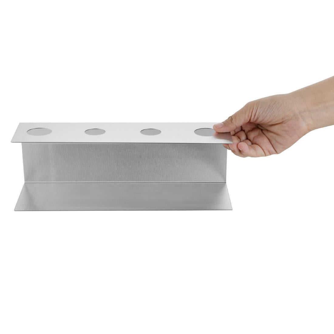 Olympia Ice Cream Holder 4 Cone Stainless Steel - 270x97x90mm