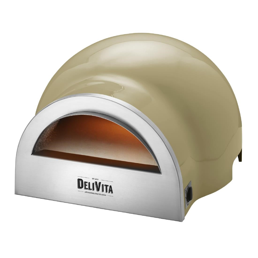 Delivita Dual Fuel Gas Pizza Oven Olive Green