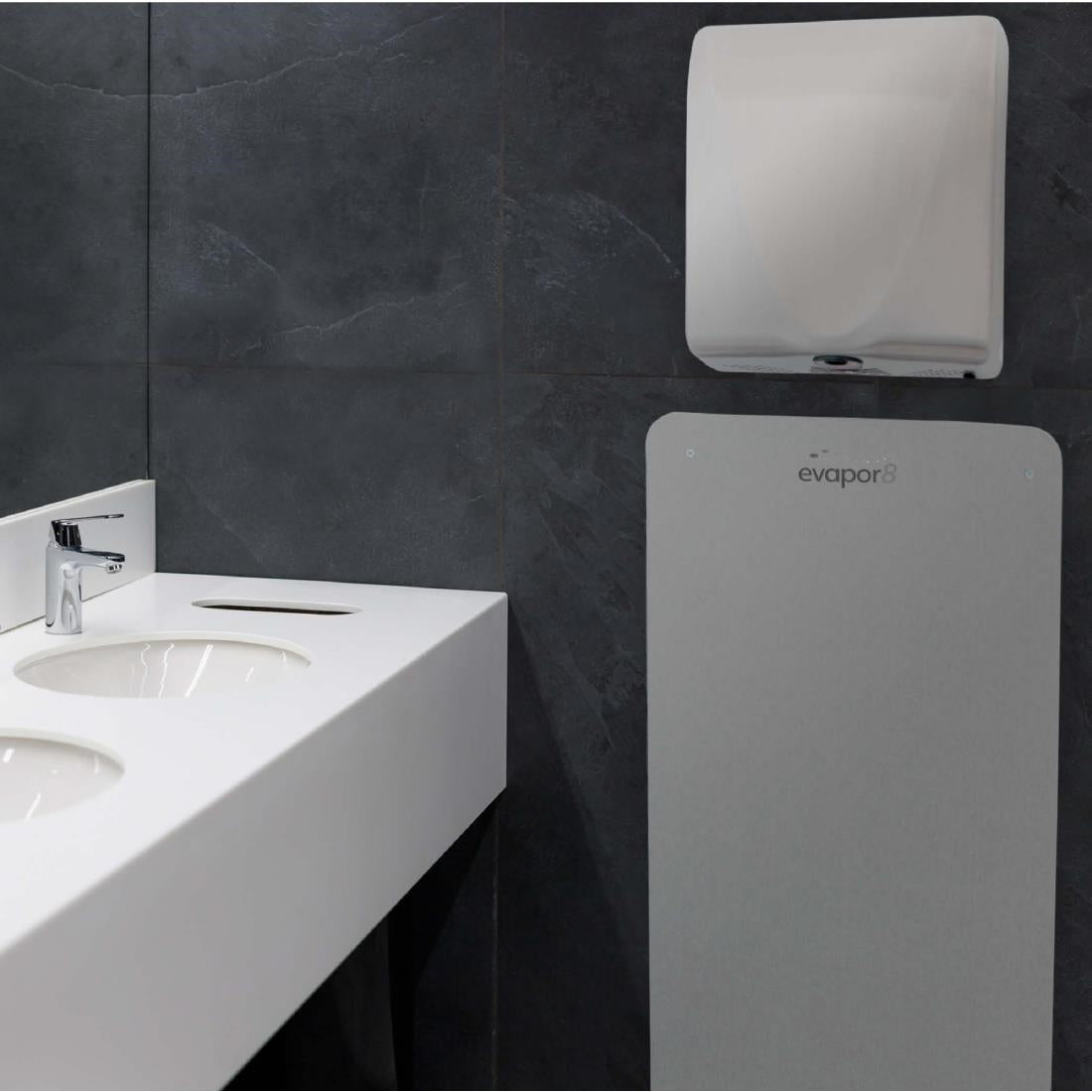 Evapor8 Splashback 800x400mm Plain Grey