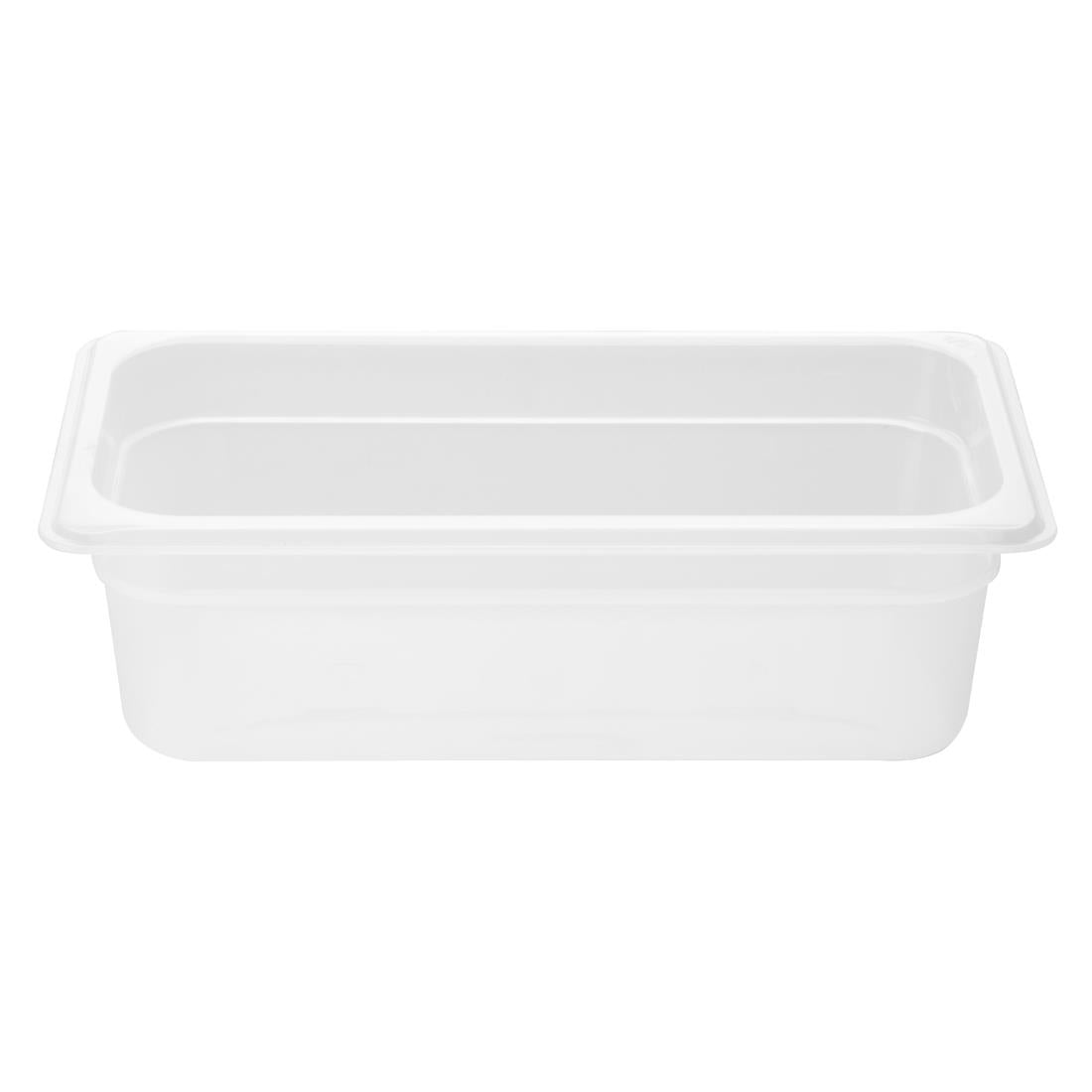 Nisbets Essentials Polypropylene 1/3 Gastronorm Container 100mm