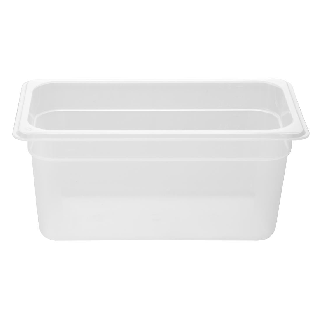 Nisbets Essentials Polypropylene 1/3 Gastronorm Container 150mm