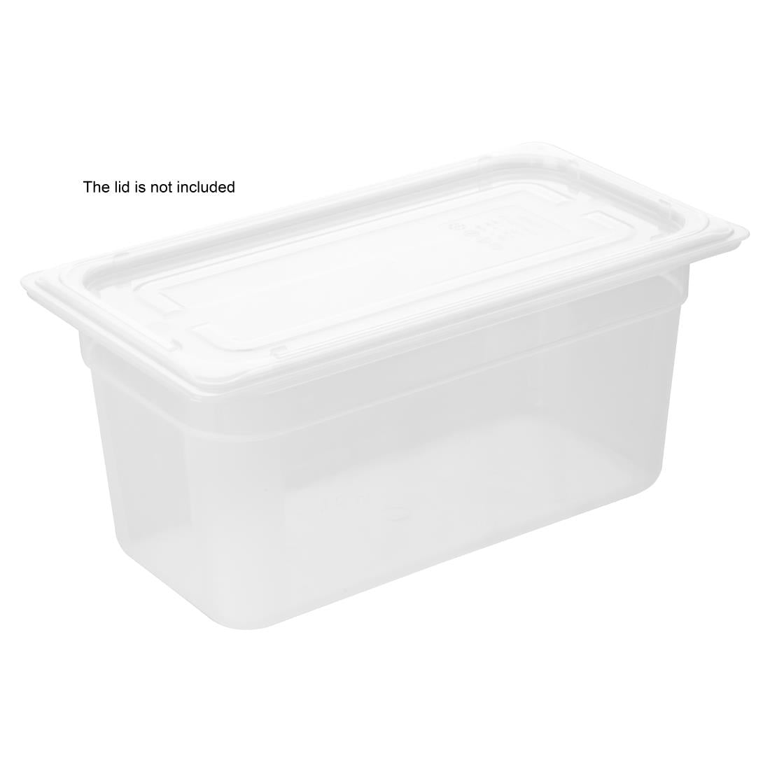 Nisbets Essentials Polypropylene 1/3 Gastronorm Container 150mm