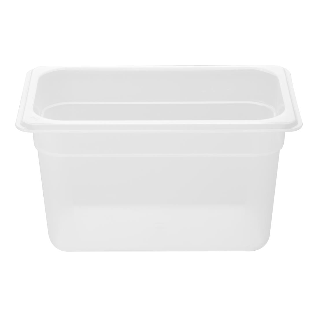 Nisbets Essentials Polypropylene 1/4 Gastronorm Container 150mm