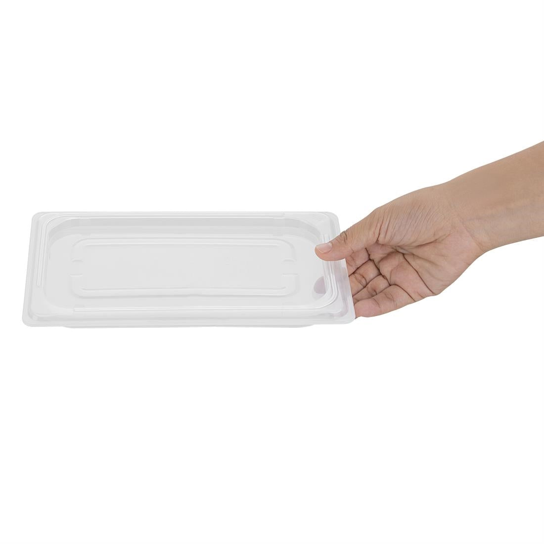 Nisbets Essentials Polypropylene Gastronorm Lid 1/4