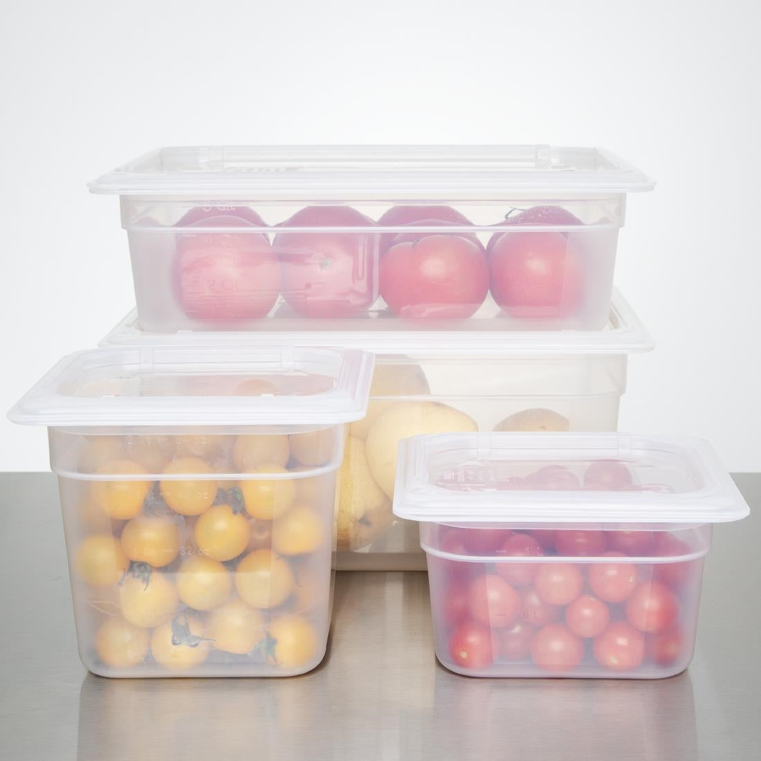 Nisbets Essentials Polypropylene Gastronorm Lid 1/6
