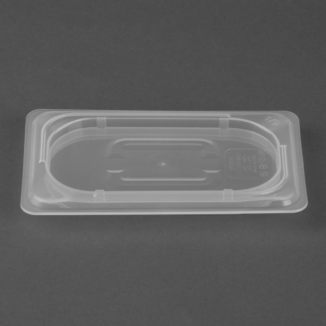 Nisbets Essentials Polypropylene Gastronorm Lid 1/9