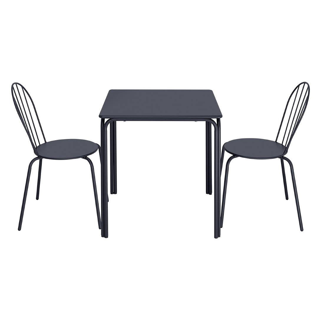 Bolero Adeline Side Chairs Slate Blue (4 Pack)
