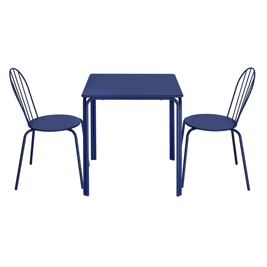 Bolero Adeline Side Chair Dark Navy (4 Pack)
