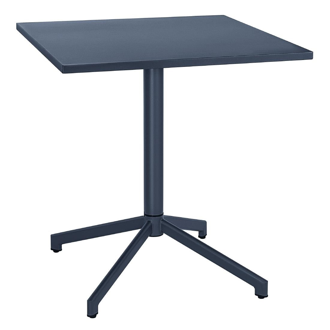 Bolero Porto Folding Table Slate Blue 700x750mm